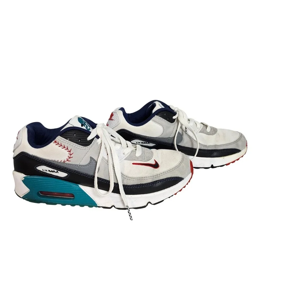 Nike Air Max 90 Ken Griffey Jr White Fresh Water DJ5194-100 7Y Baseball, Retro